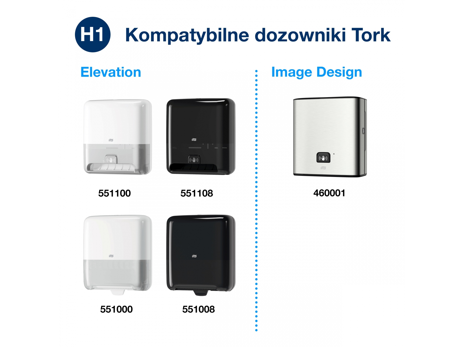 Ręcznik Matic Tork H1 290068 Soft Blue 150m x6
